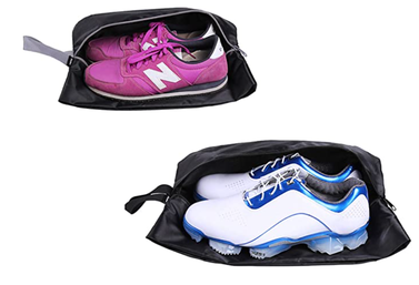 Yamiu Travel Shoe Bags Set of 2 Waterproof Nylon with Zipper