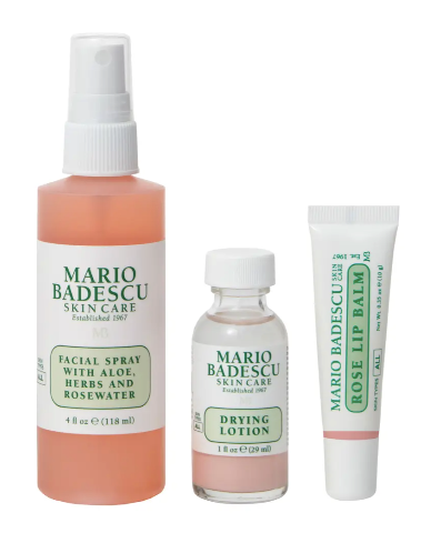 Mario Badescu Full Size Drying Lotion, Face Mist & Lip Balm Set