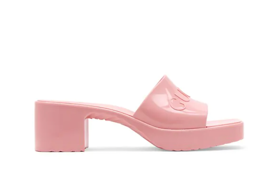 Gucci Women's Rubber Slide Sandals