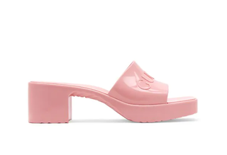 Gucci Women's Block Heel Platform Slide Sandals