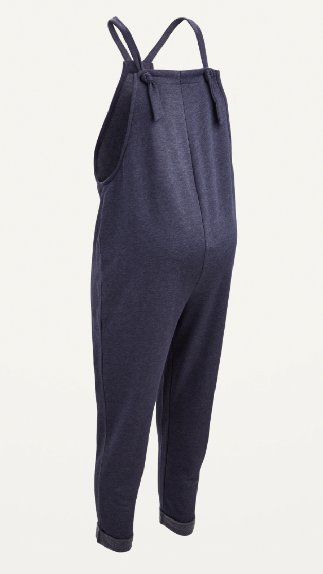 Old Navy Maternity Knotted-Strap Sweatpant Overalls