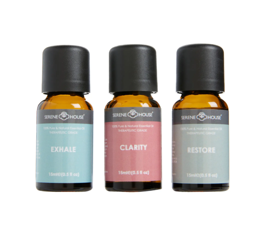 Serene House Restore & Healing 3-Pack Essential Oils