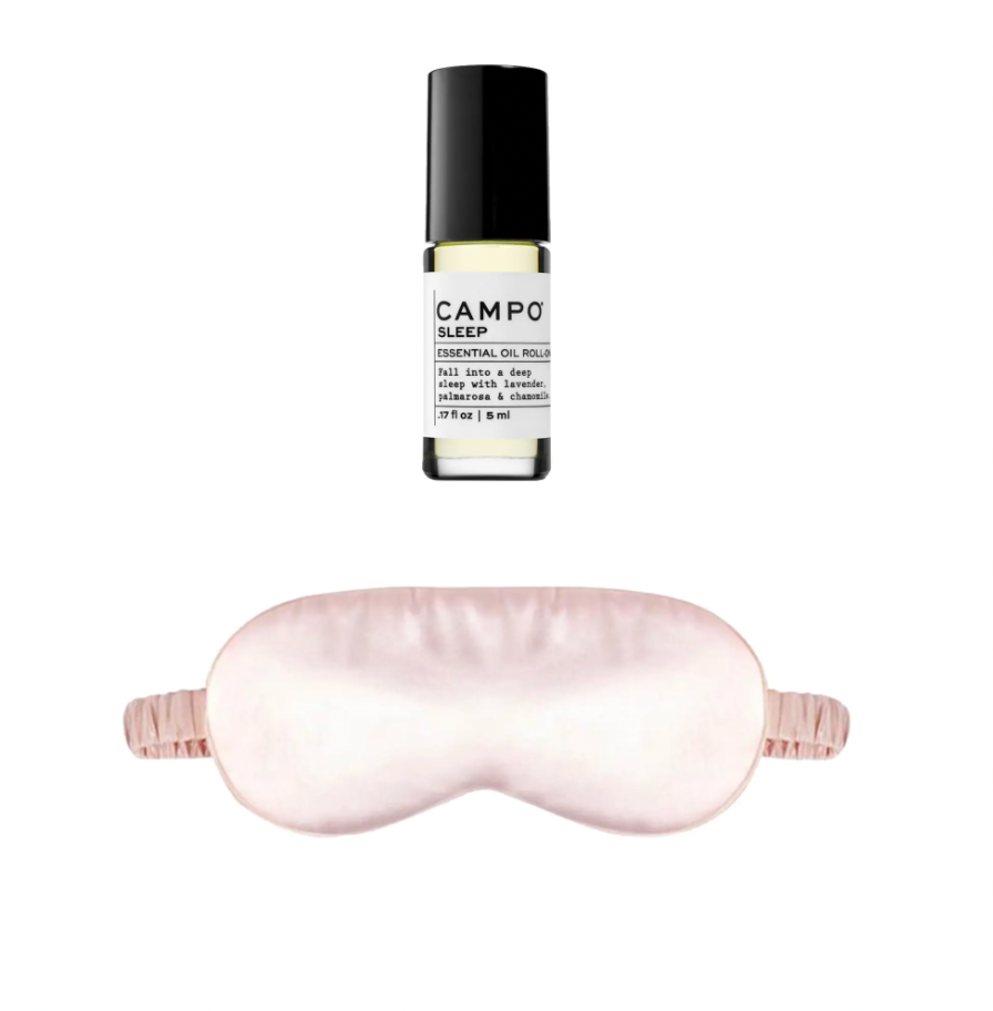 Campo Essential Oil Roll-On & Silk Eye Mask Kit