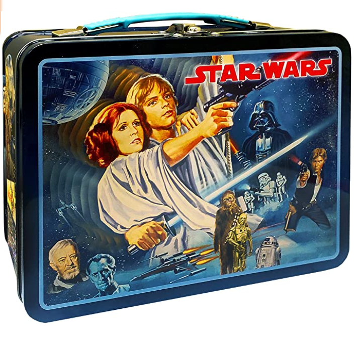 The Tin Box Company 344707-DS Star Wars Vintage Classic Tin Lunchbox, Black.png