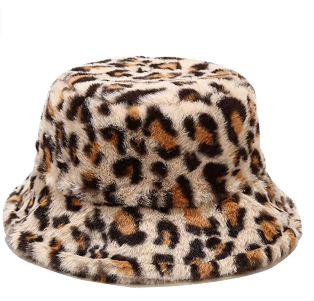 Umeepar Winter Faux Fur Bucket Hat Fluffy Warm Hat for Women Men.png