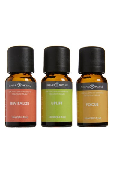 Serene House Revitalize & Focus 3-Pack Essential Oils