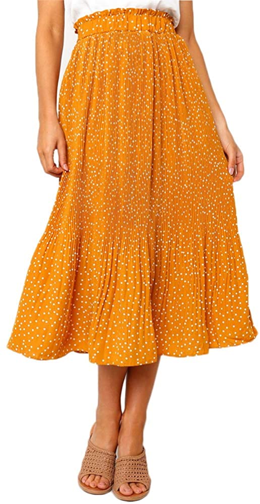High-waisted midi skirt 