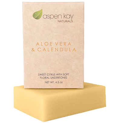 Aspen Kay Naturals Aloe Vera & Calendula Soap