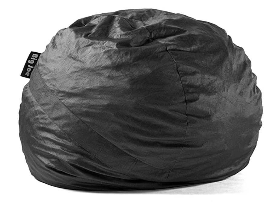 Big Joe Lenox Large Fuf Foam-Filled Bean Bag Chair, Removable Cover, Black.png 