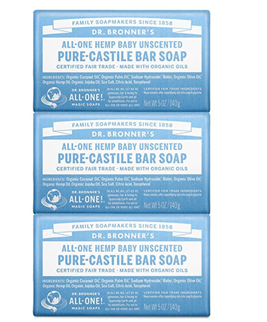 Dr. Bronner’s Pure-Castile Bar Soap