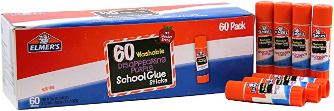 Elmer's Disappearing Purple School Glue Sticks