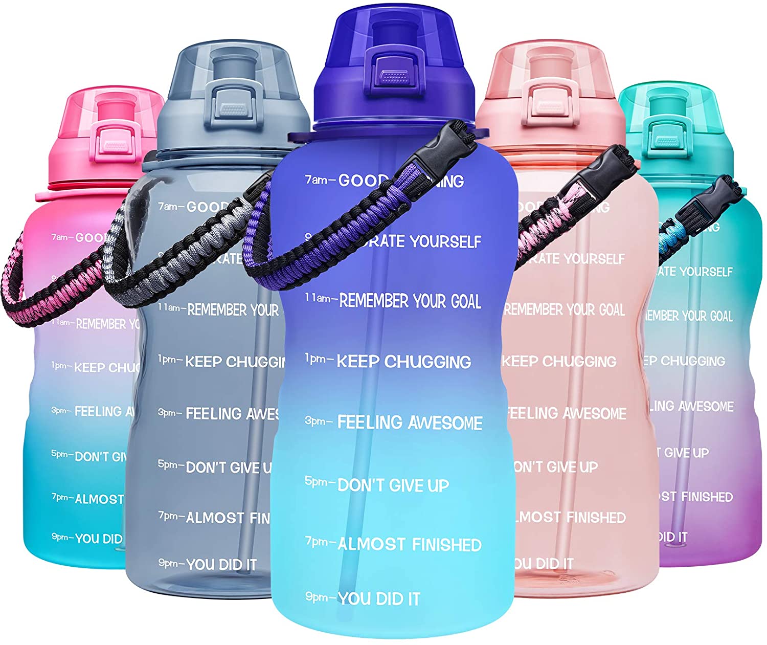 Giotto Large 1 Gallon Motivational Water Bottle