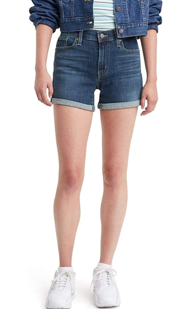Levi's Women's Mid Length Shorts