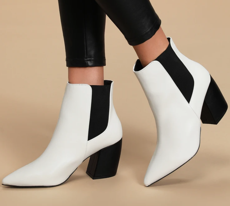 LuLus Cecy White Pointed Toe Ankle Booties.png 