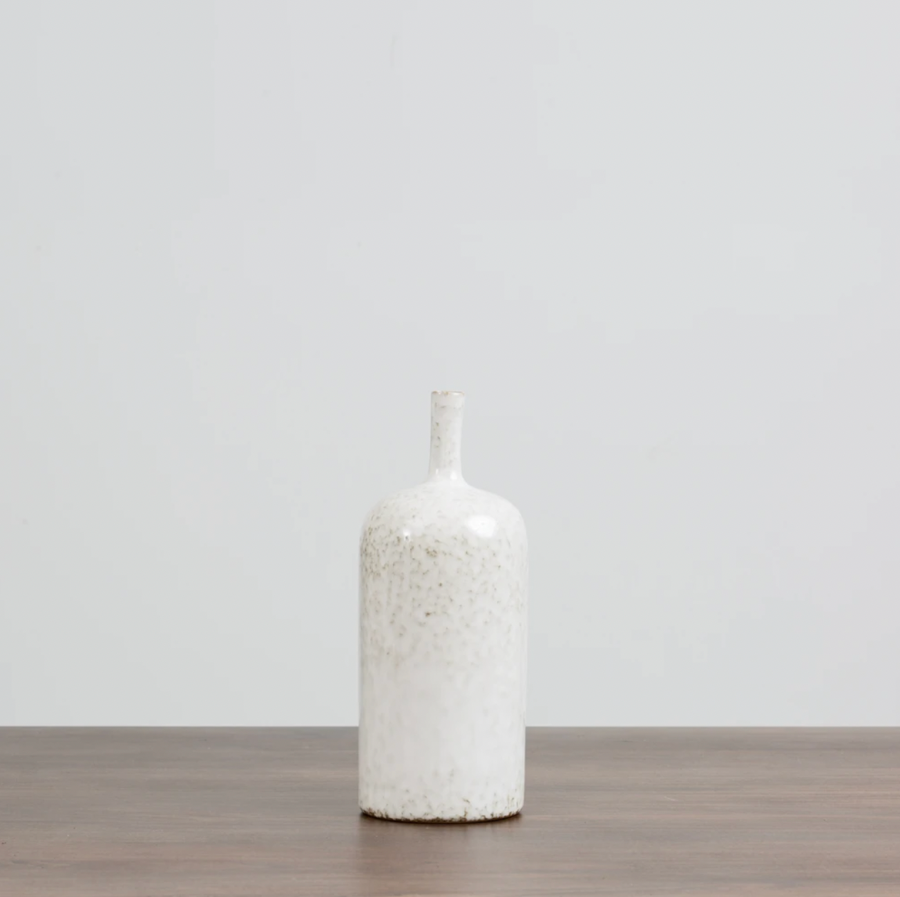 Harp Design Co. Extra Tall White Stoneware Vase