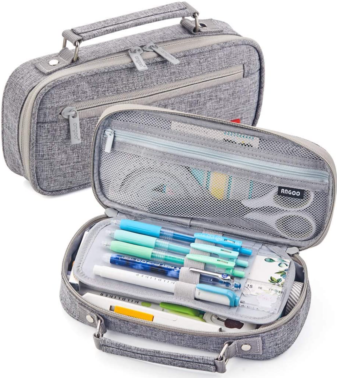 Choice of Color Winnable Mesh Pencil Case Light weight & Durable 2 Count 