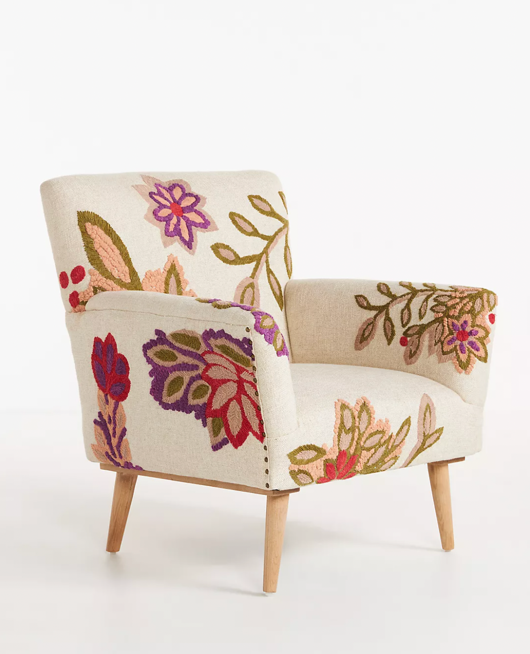 Embroidered Coraline Accent Chair