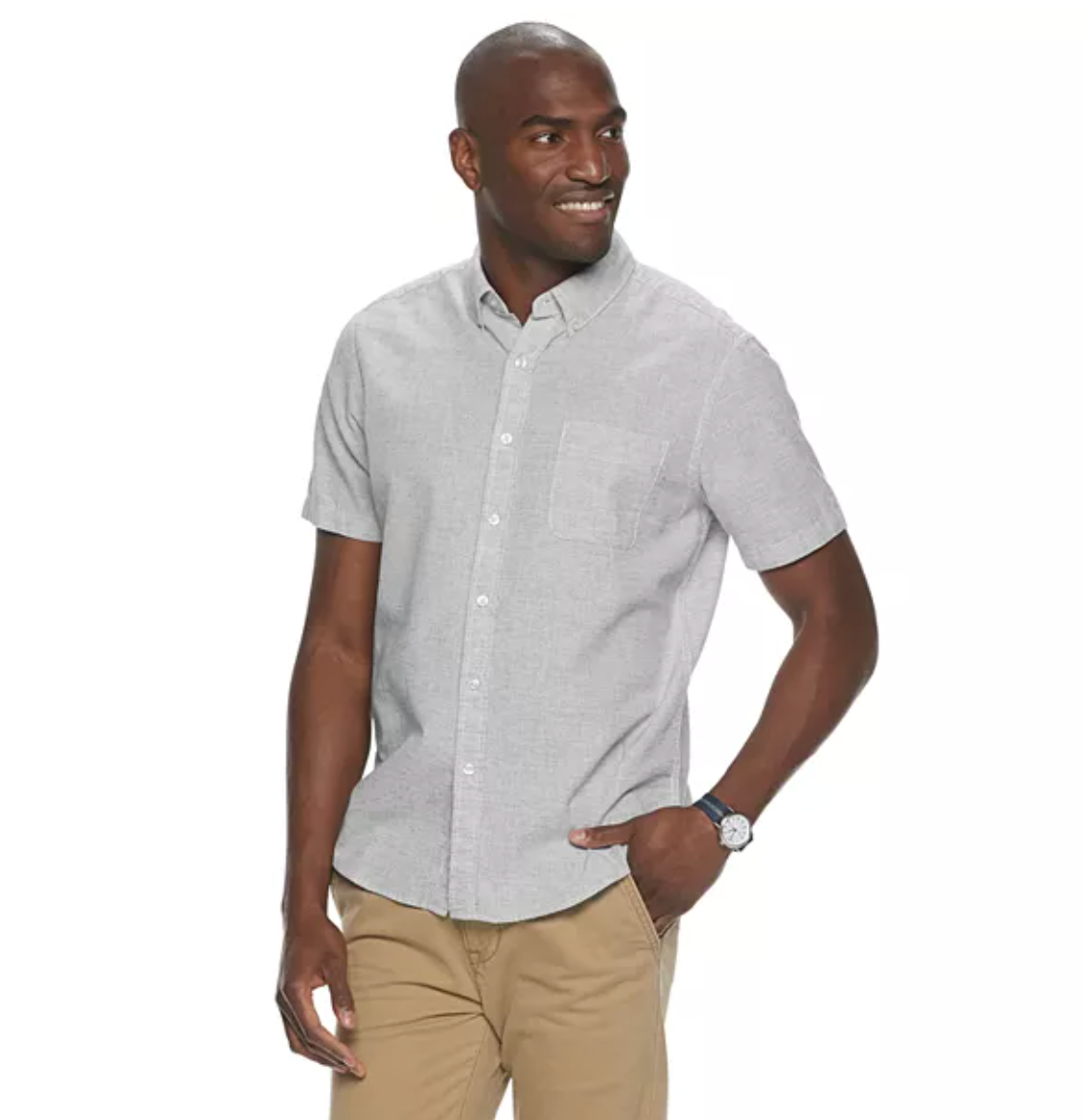 Men's Sonoma Goods For Life&reg; Textured Button-Down Shirt