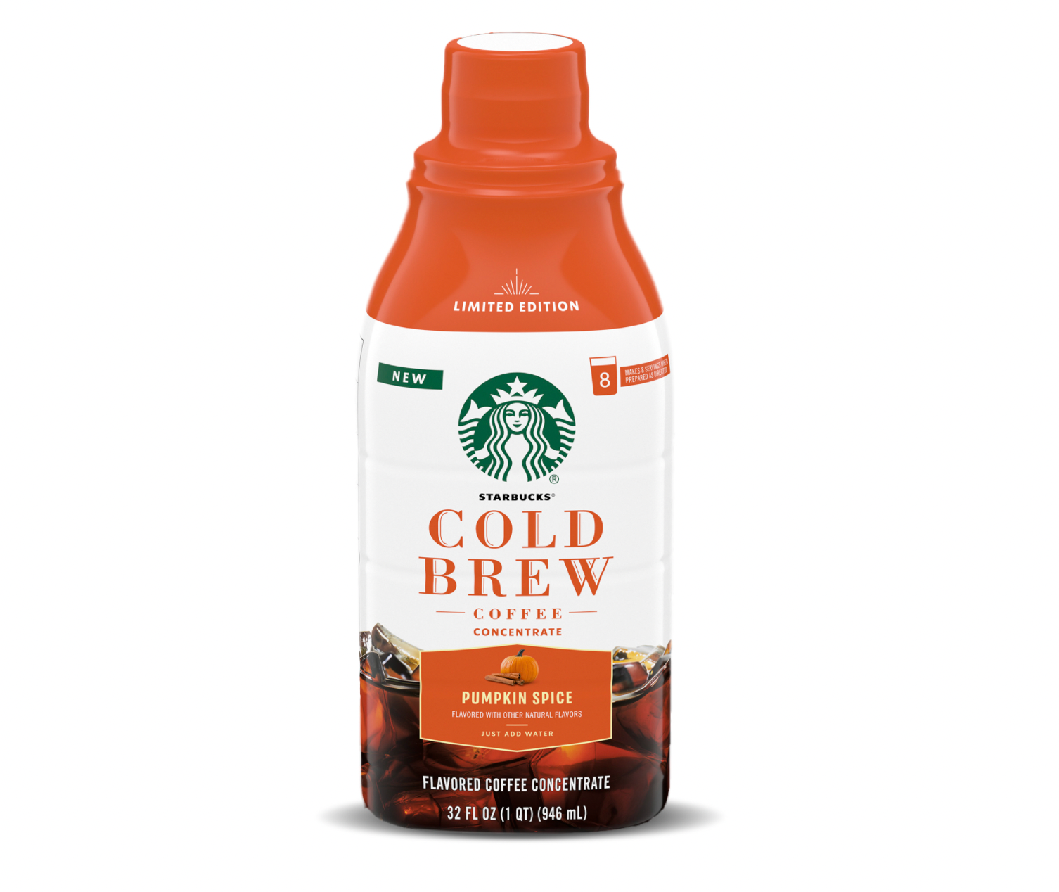Starbucks Pumpkin Spice Flavored Cold Brew Concentrate