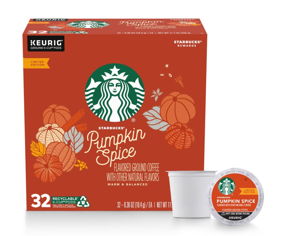Starbucks Flavored K-Cup Coffee Pods - 1 Box