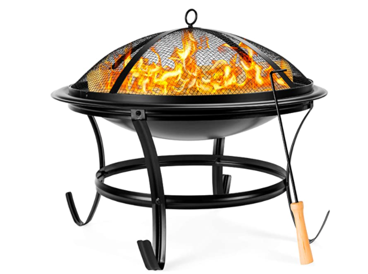 Best Choice Products 22-inch Outdoor Patio Steel Fire Pit
