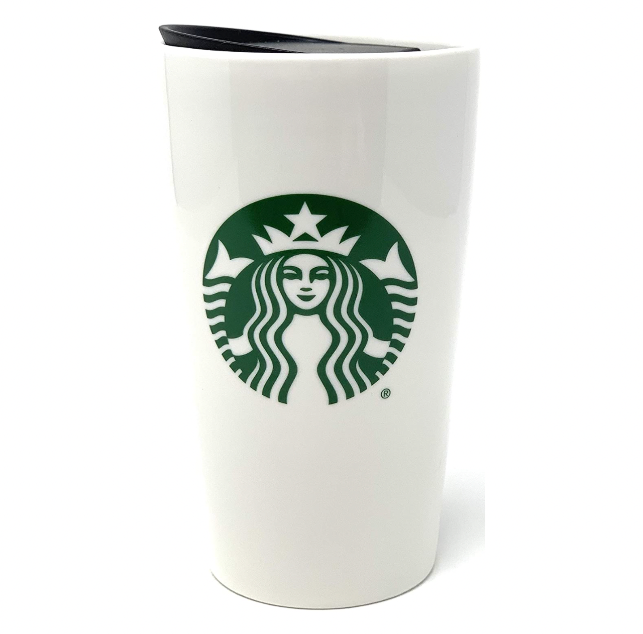 Starbucks 2020 Classic Green & White Traveler Tumbler Coffee Mug