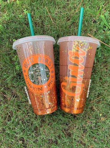 Personalized Starbucks Pumpkin Spice Cup