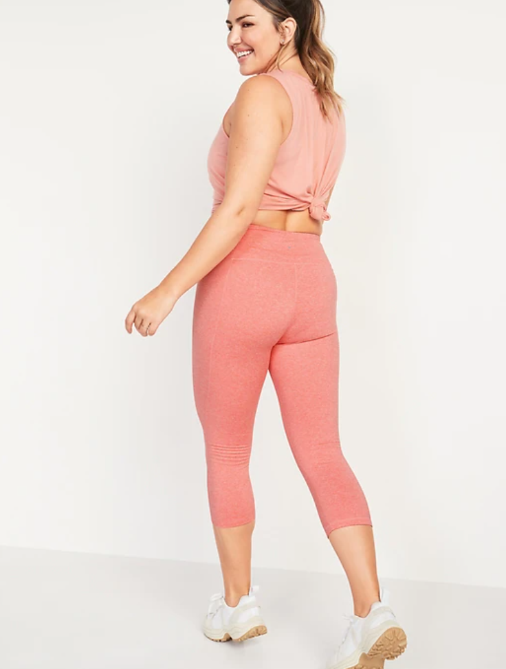 High-waisted CozeCore crop leggings