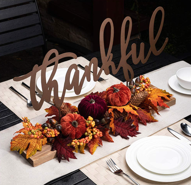 glitzhome Autumn Harvest Table Centerpiece