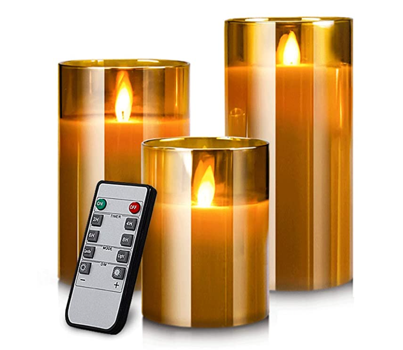 Yinuo Mirror LED Flameless Candles