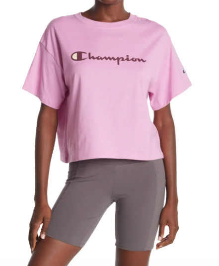 Champion The Cropped Logo T-Shirt