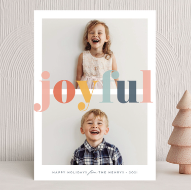 Colorful & Joyful Holiday Card