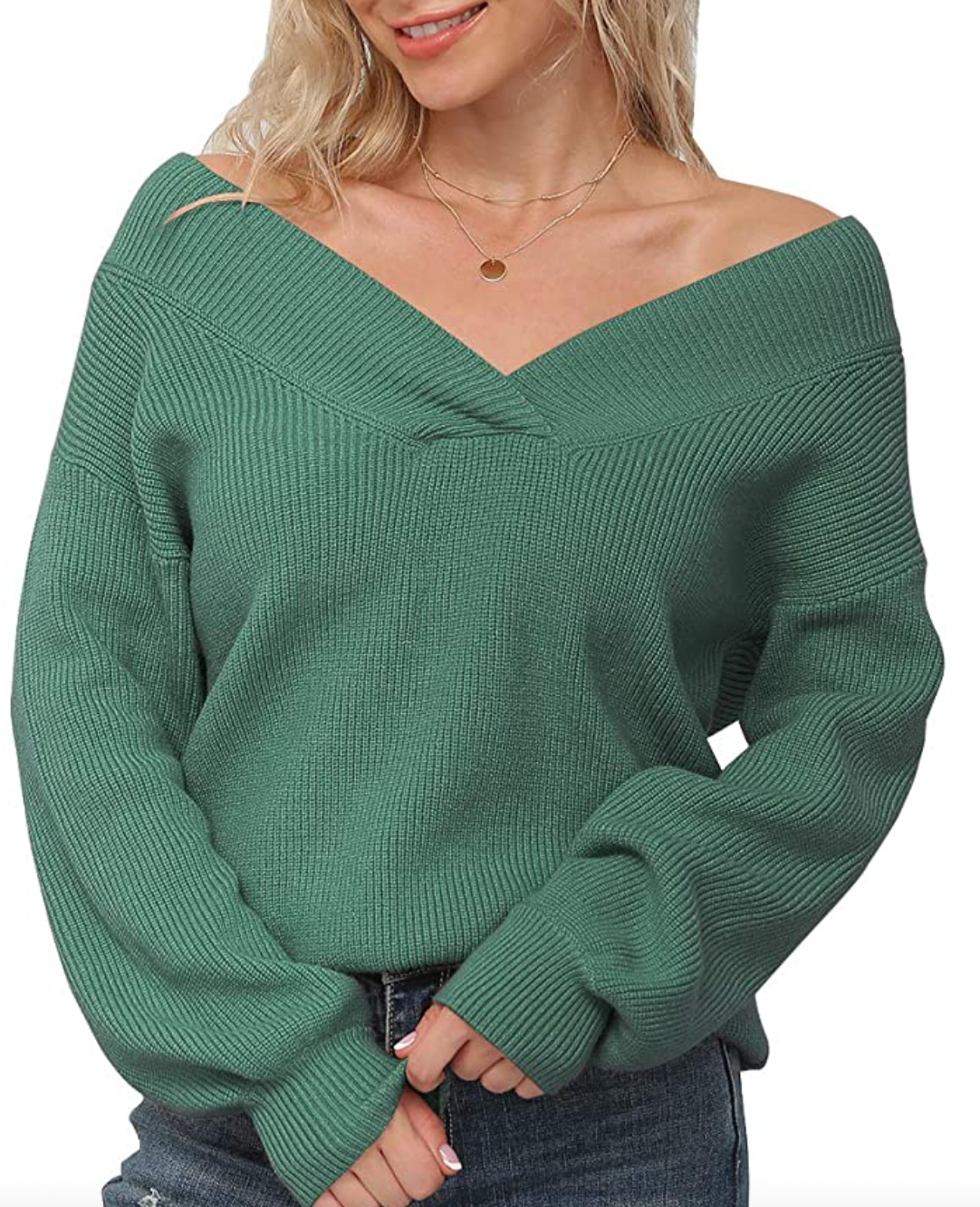 Feiersi Women's Off Shoulder Sweater