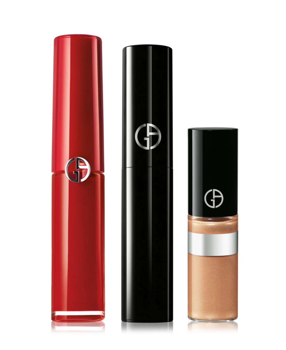 Giorgio Armani Travel Size Lip Maestro Liquid Lipstick Set-$53 Value