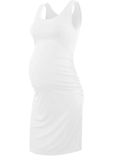 Liu & Qu Maternity Sleeveless Tank Dress