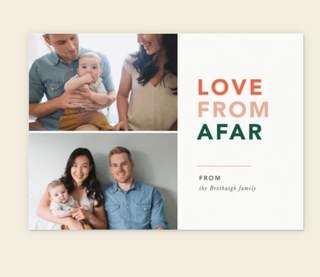 Love From Afar Holiday Card