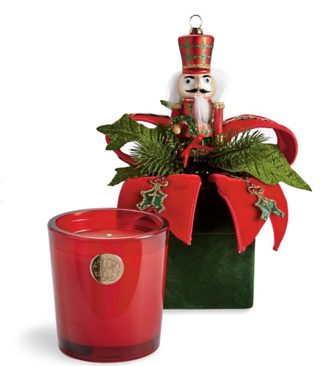 Lux 14oz Candle in Holiday Gift Box Nutcracker
