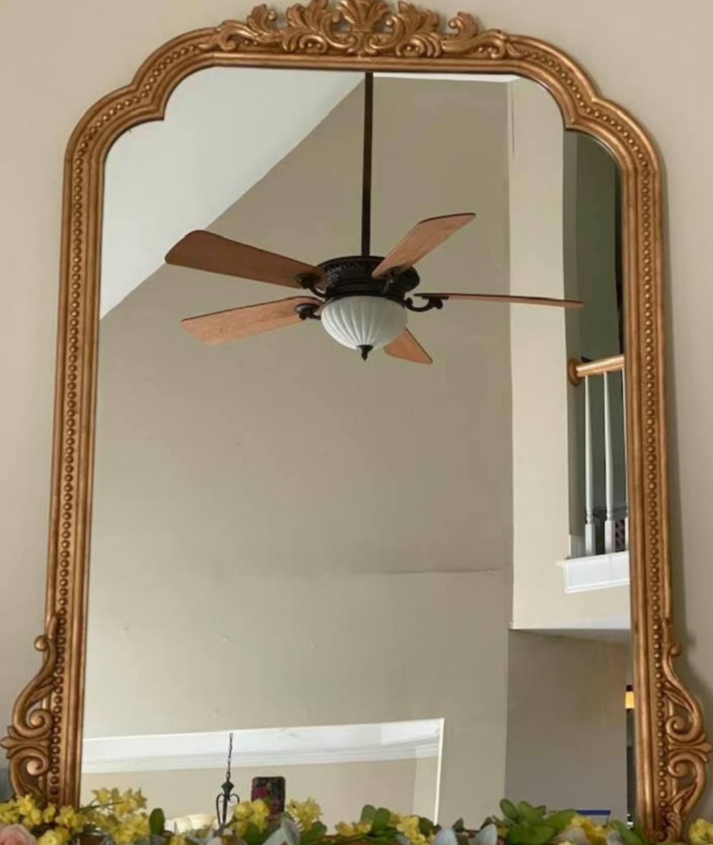 Etsy Gold Carved Mirror