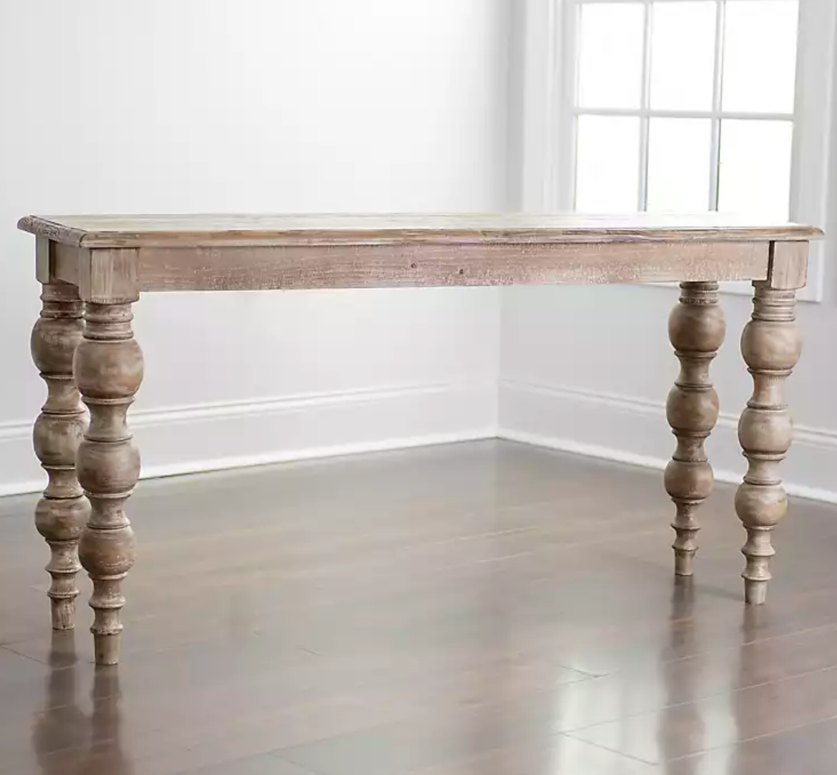 Kirkland's Washed Wood Galos Console Table