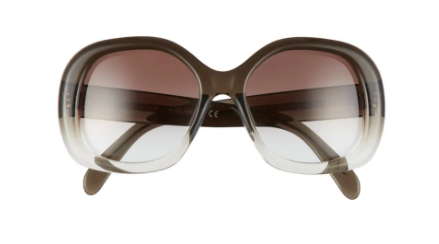 Celine 55mm Gradient Round Sunglasses