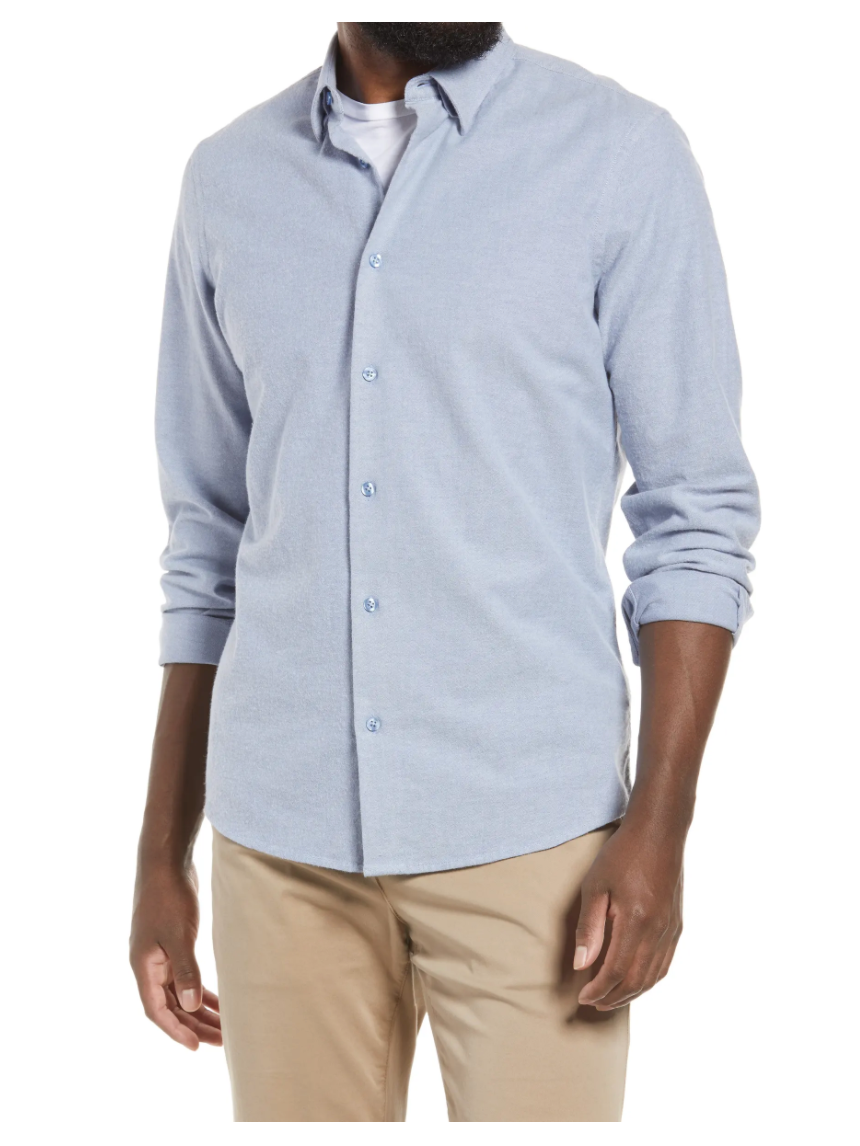 Nordstrom Oxford Button-Up Performance Shirt
