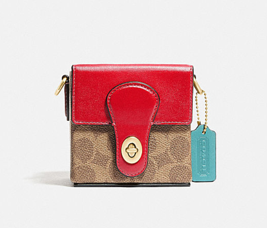 Coach Lunar New Year Square Bag 10 In Signature Canvas