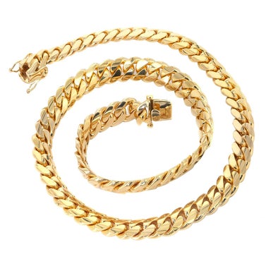 10k Solid Gold Miami Cuban Link Chain (4mm)