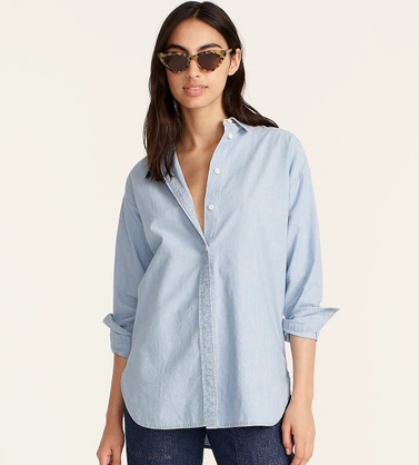 J.Crew Relaxed-Fit Chambray Shirt