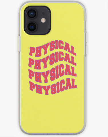 mattiarenare Physical - Dua Lipa iPhone Case & Cover
