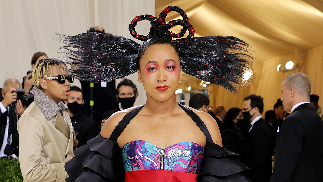 Naomi Osaka's 2021 Met Gala Look Featured A WILD, Sculptural Hair