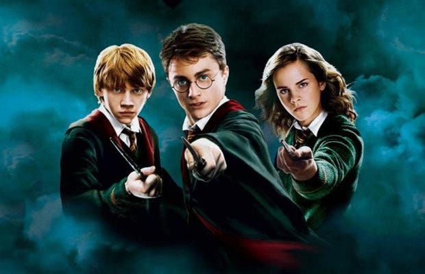 Harry Potter, Ron Weasley, Hermione Granger
