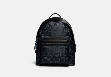 Charter Backpack In Mummified Signature Canvas