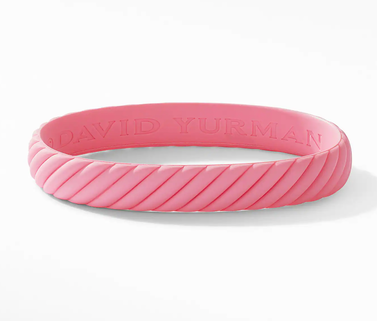 DY x BCRF Cable Pink Rubber Bracelet