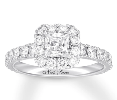 Neil Lane Premiere Diamond Engagement Ring 1-5/8 ct tw 14K White Gold